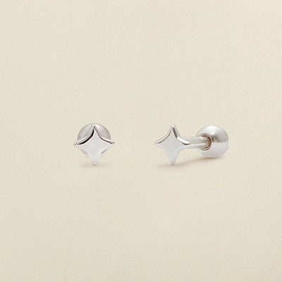 Star Stud Earrings Silver Earring