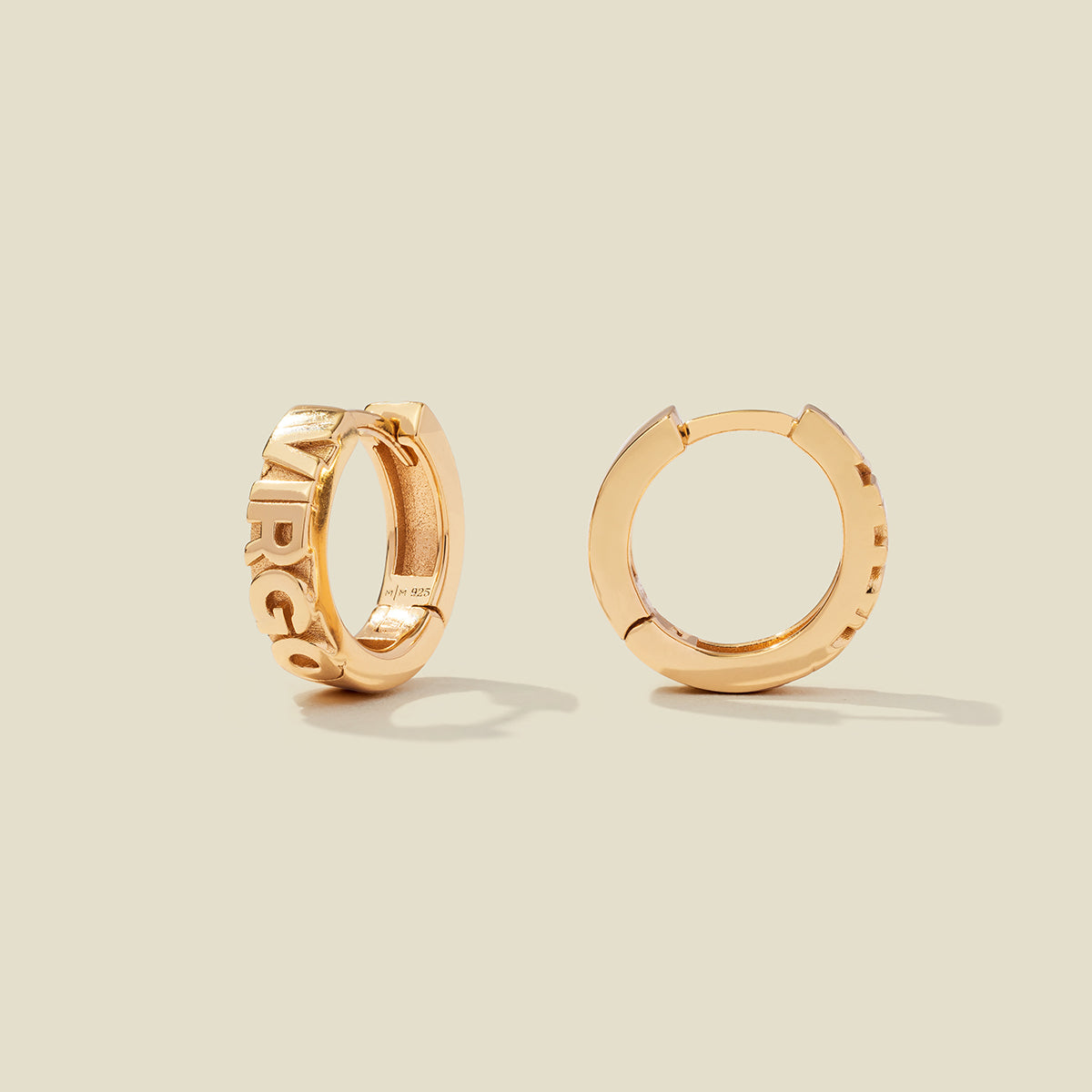 Virgo Huggie Hoop Earrings | Final Sale