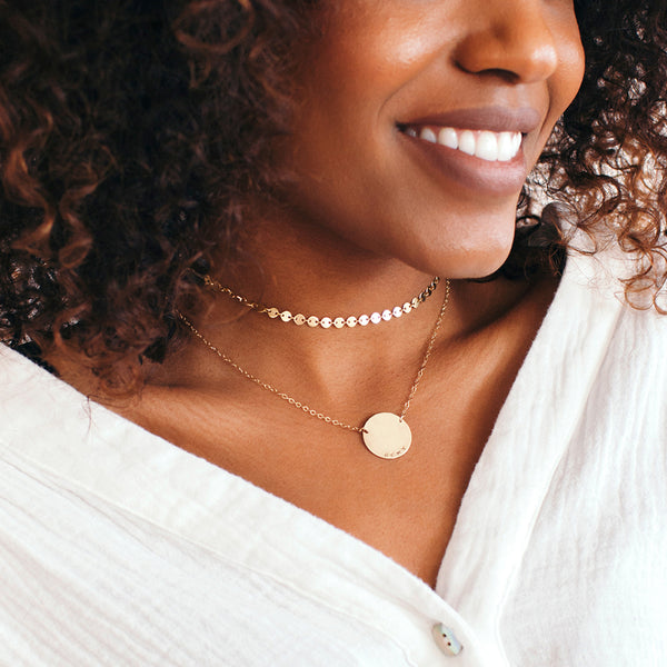 Zola Disc Necklace